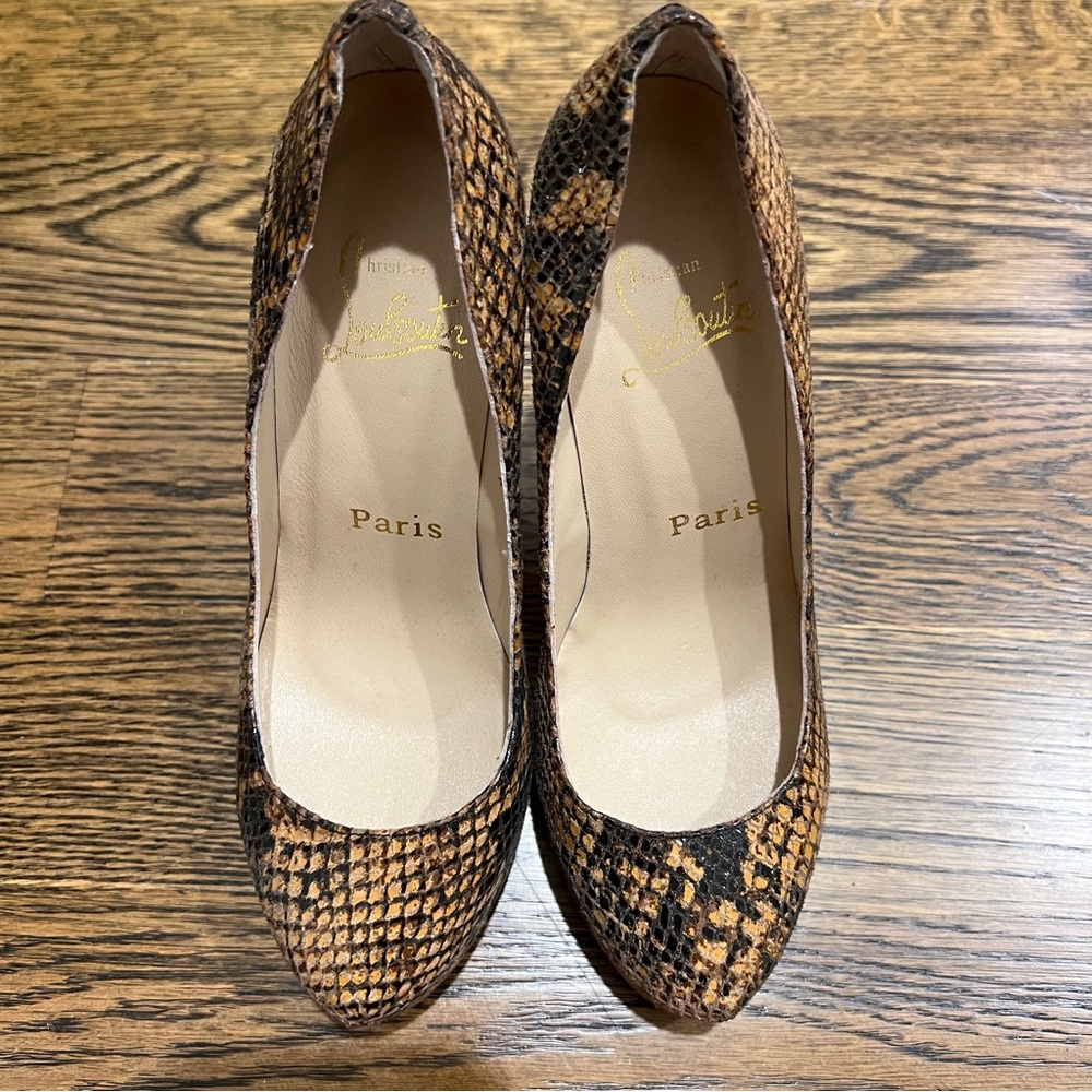 Snake print Christian Louboutin - Picture 2 of 3